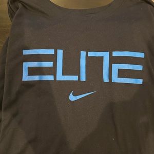 Nike Elite Dri fit long sleeve blue shirt size XXL